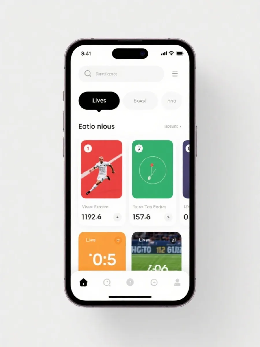 移动端界面示意图